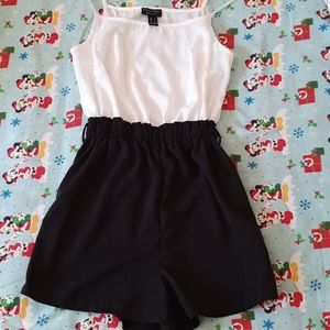 Black & White Romper